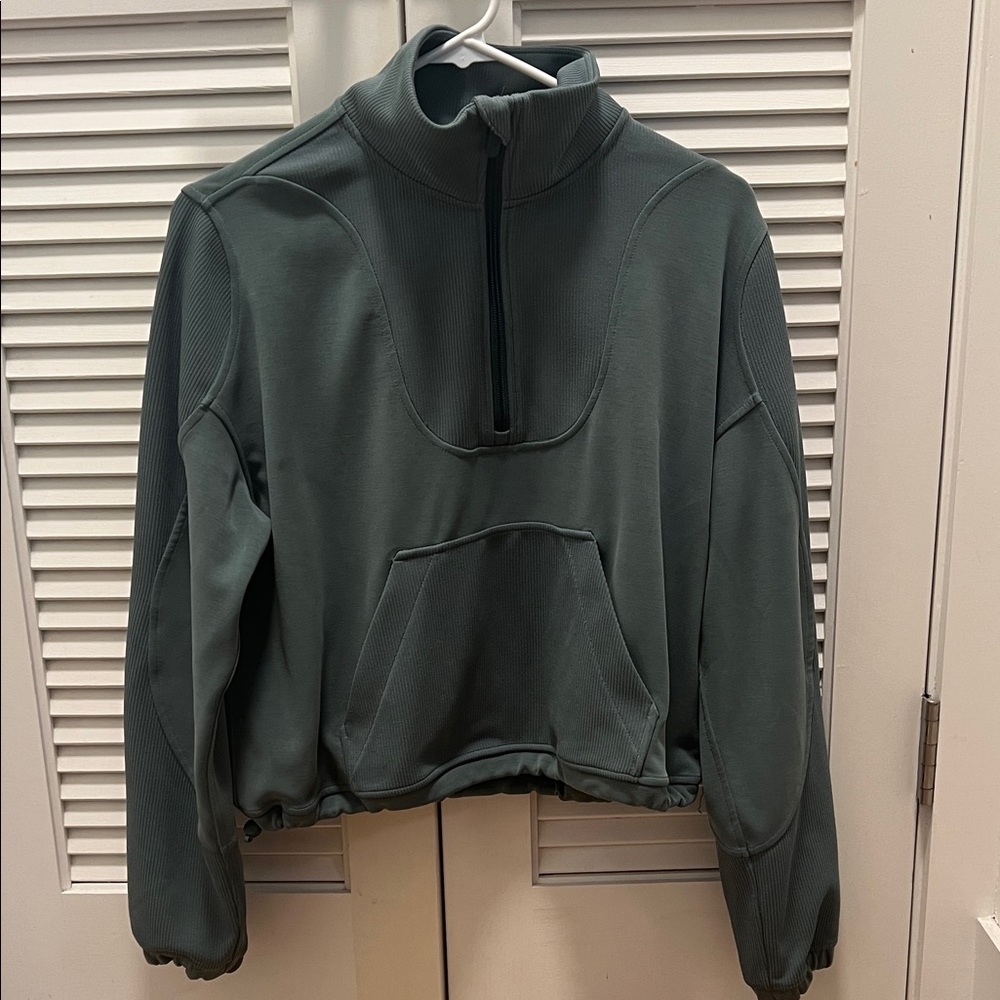 Lululemon Softstreme Brushed Ribbed Quarter-Zip Pullover